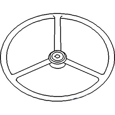 Aftermarket Tractor Steering Wheel Fits Ford Major Power Major 81717476